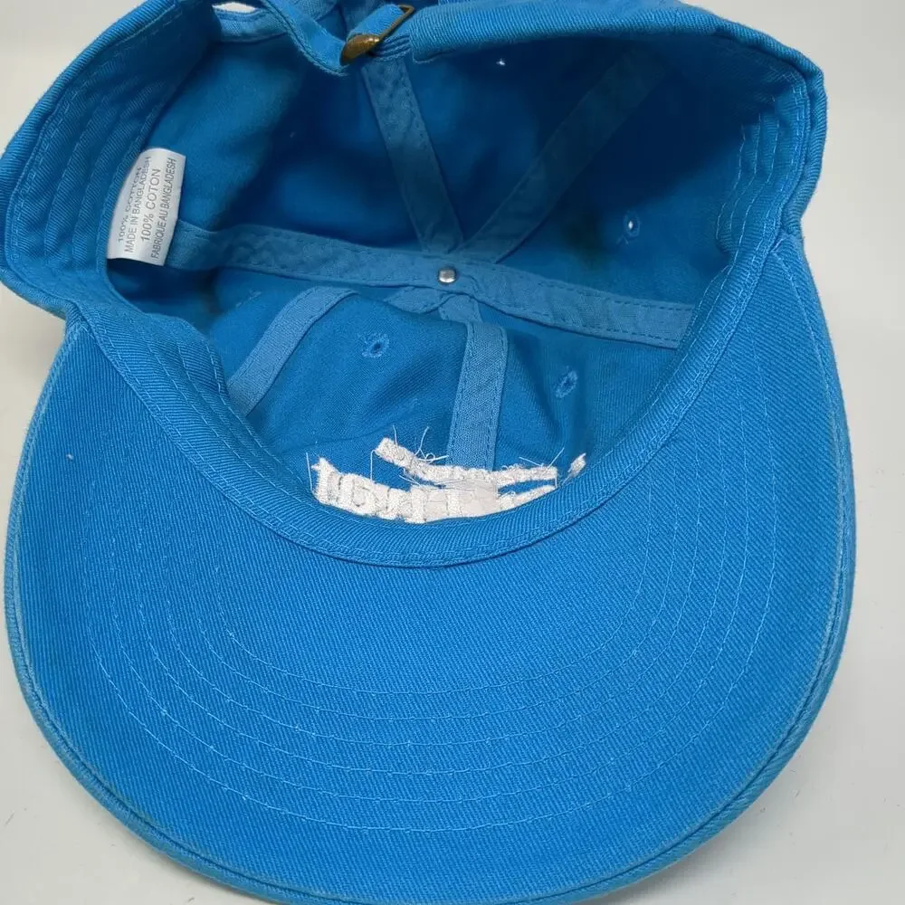 Enzymedica Let That Sh!t Go Hat Blue One Size Baseball Cap Cotton Slideback